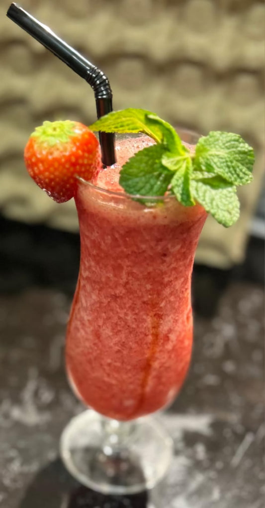 Smoothie met rode bessen