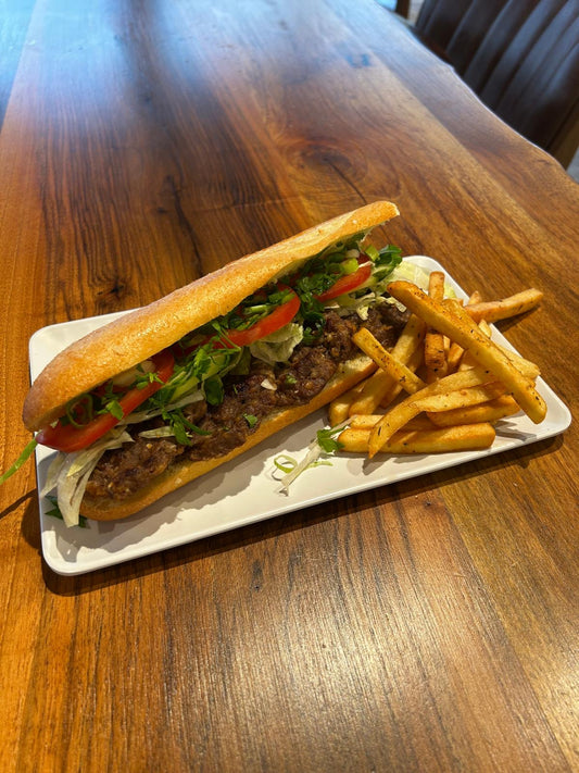 Gehaktballetjessandwich